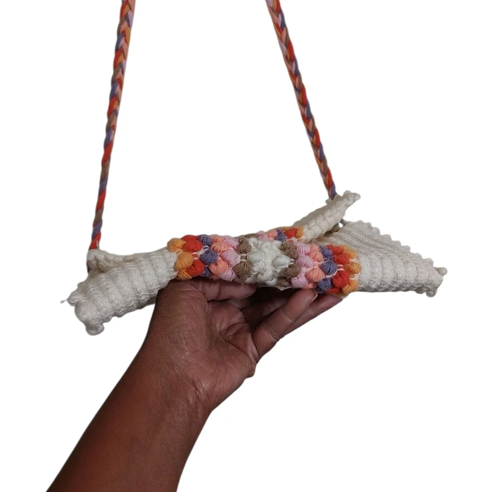 Striped Multicolor Crossbody Bag - Picture 4 of 5